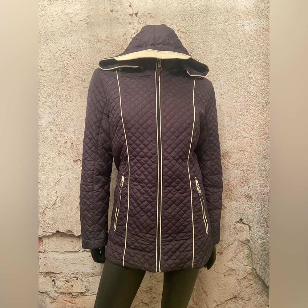 London Fog Black Quilted Lightweight Jacket